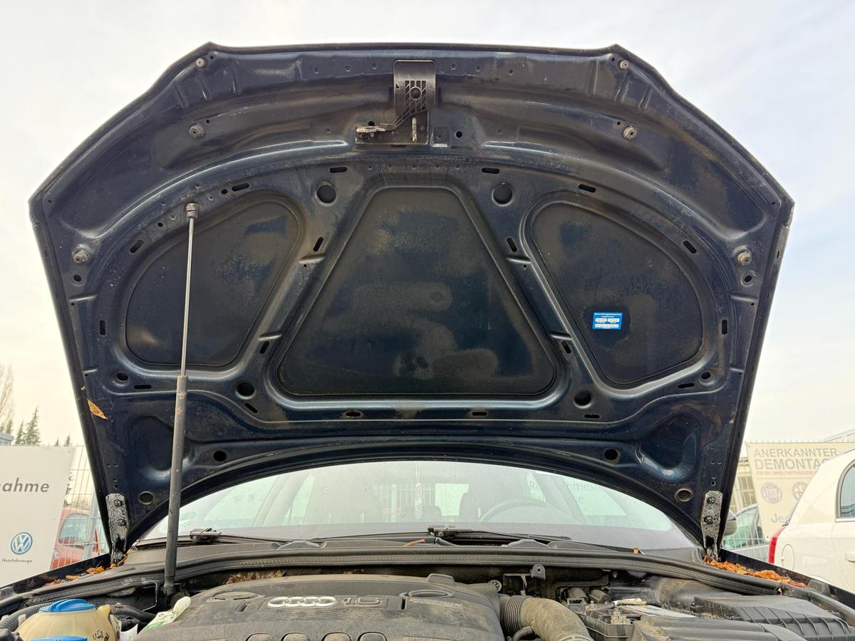 Audi A3 8P original Motorhaube LZ5J Moroblau BJ03